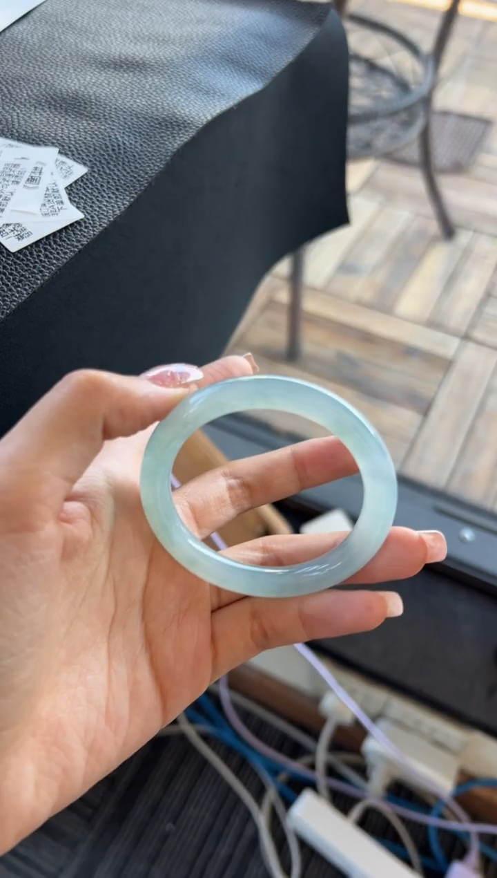 【闪购商品】翡翠手镯未镶嵌47号51.1*8.5*8.1