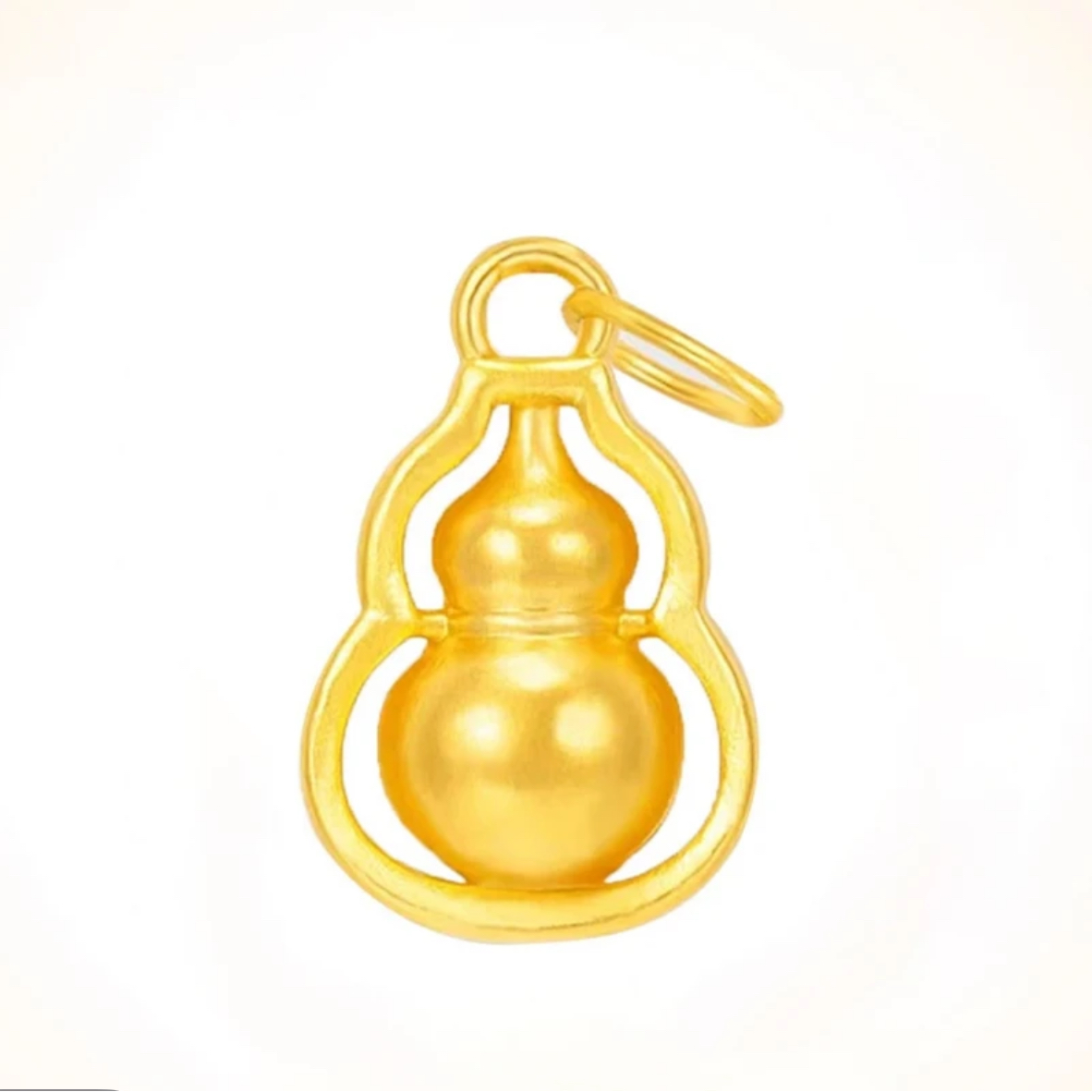 [福禄绵绵]黄金葫芦吊坠足金999