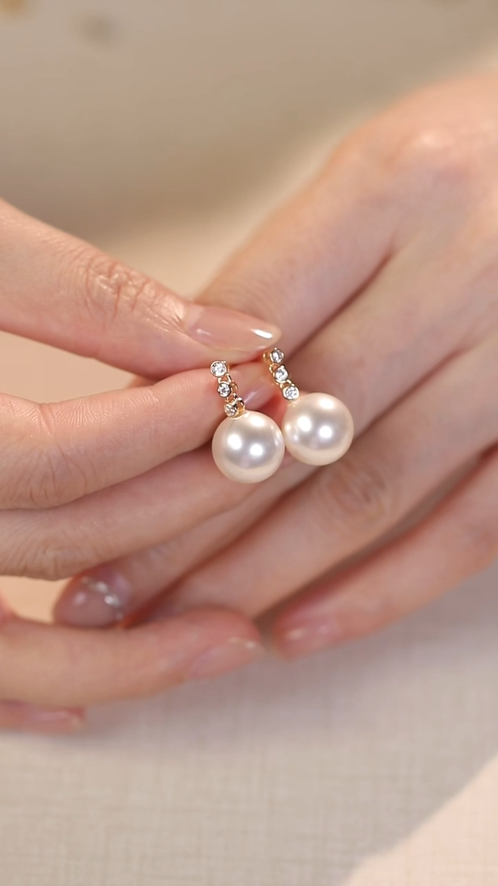 仿珍珠925银耳饰