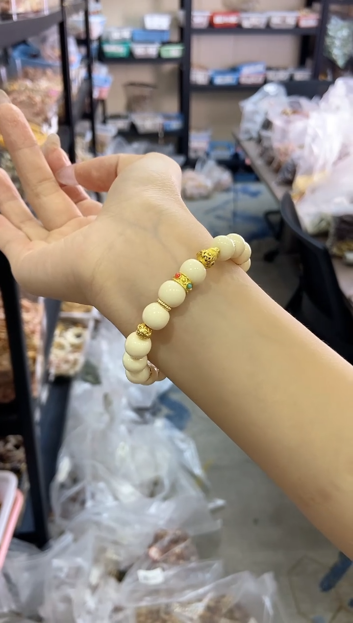 手串菩提根/象牙果象牙果魔盒单圈 D-008-31