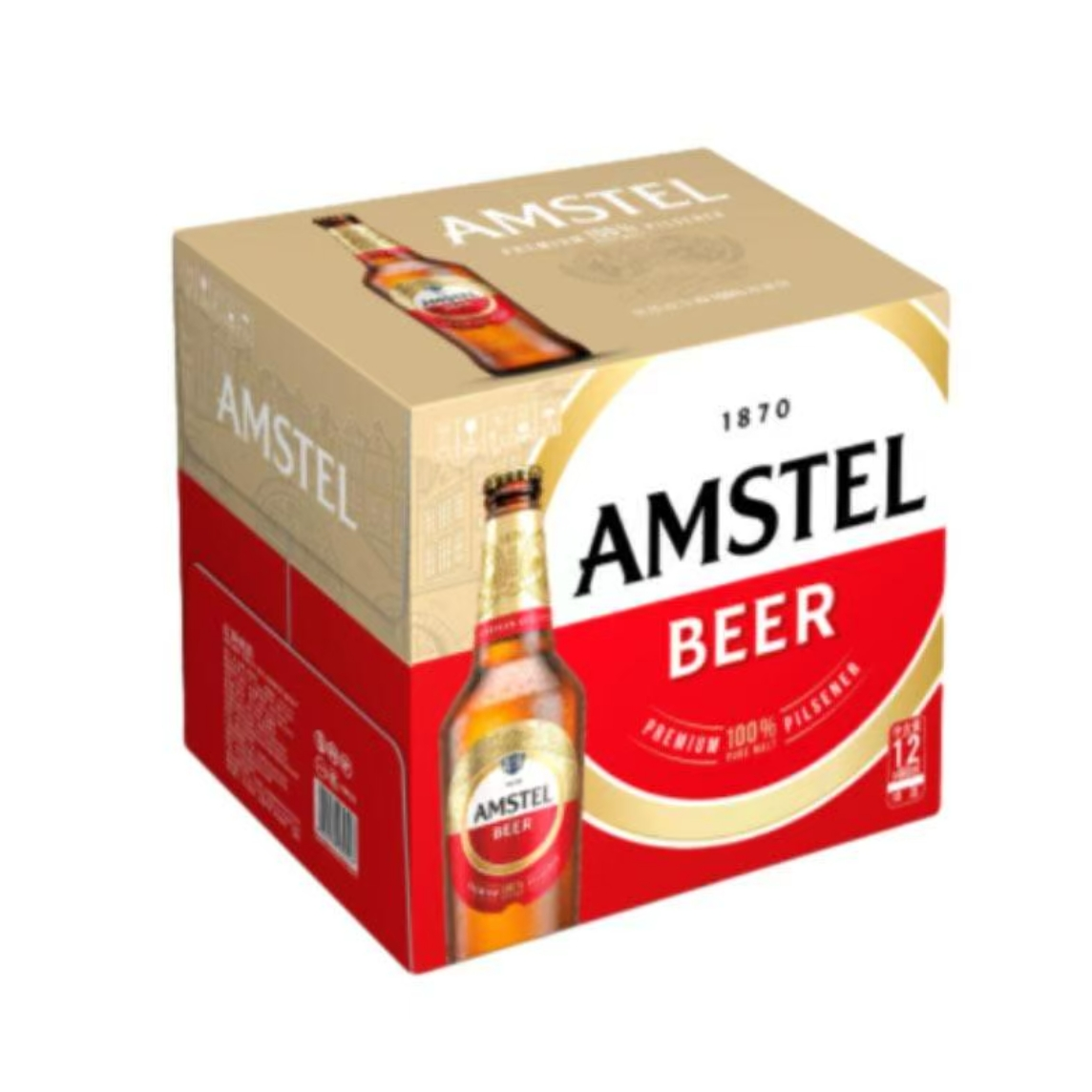 【整箱】红爵460啤酒 460ml*12瓶