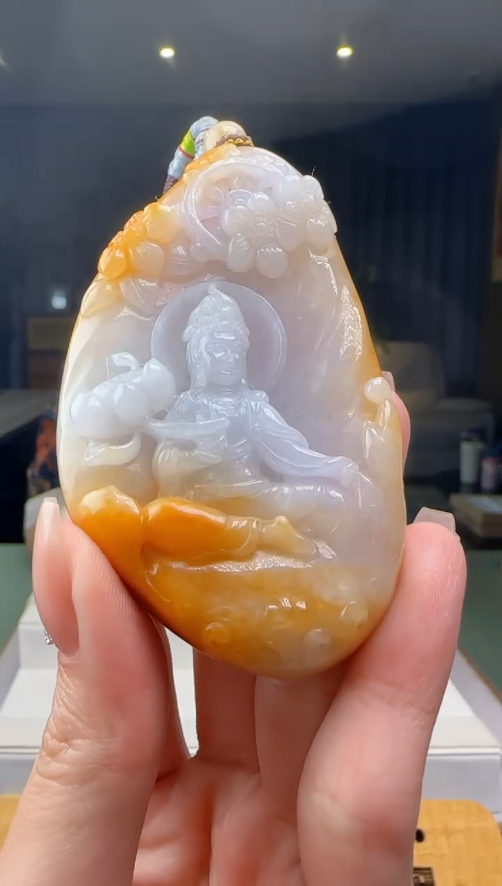 【闪购商品】翡翠吊坠(不含链)未镶嵌CC@@960Q3J04422