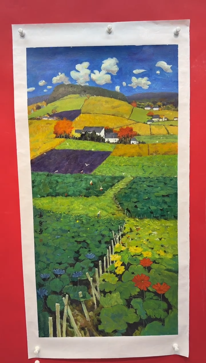 国画画家陆远华纯手绘原作
