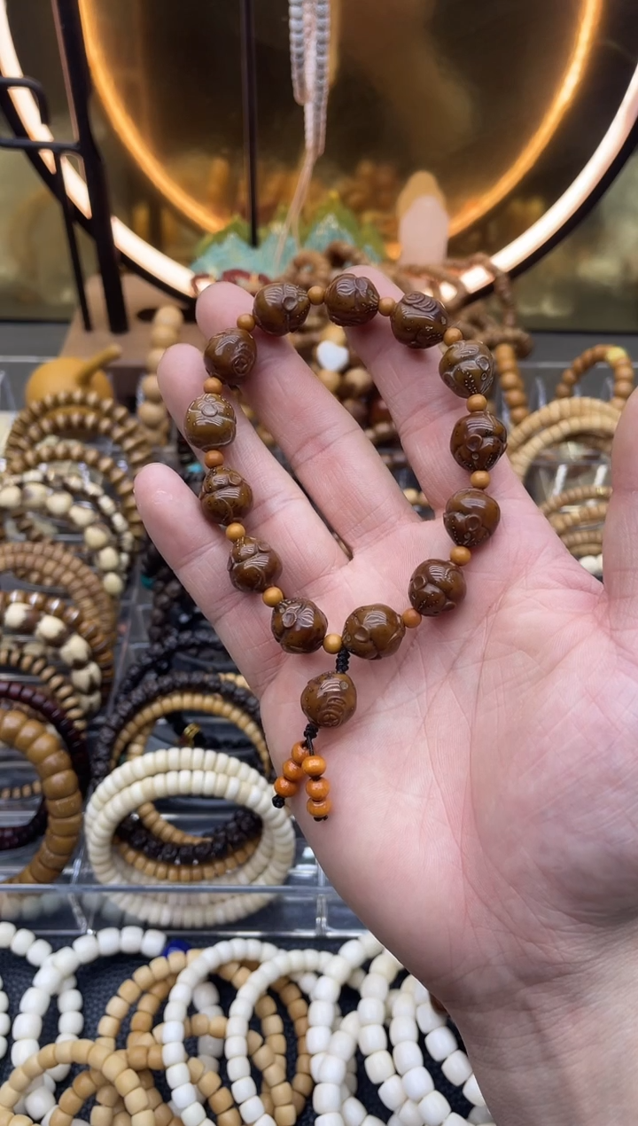 【闪购商品】紫金鼠手串紫金鼠雕刻鼠来宝手串