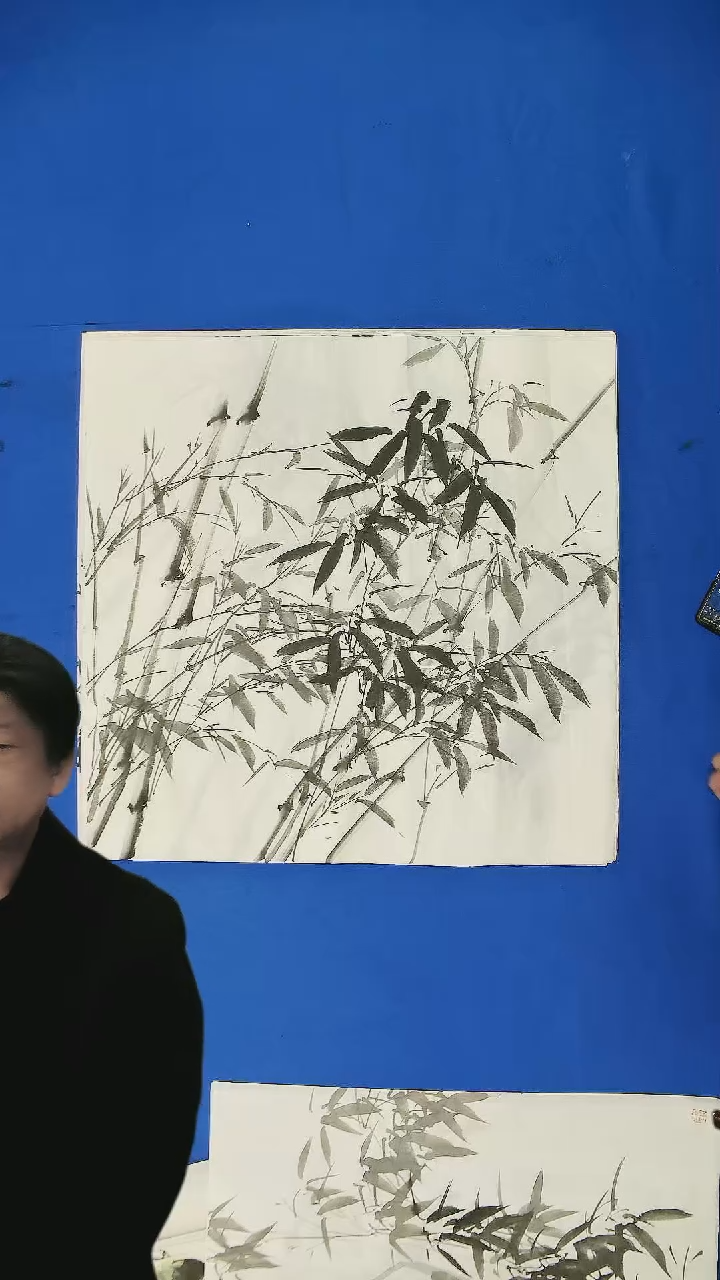 【闪购商品】国画墨竹  四尺斗方  10