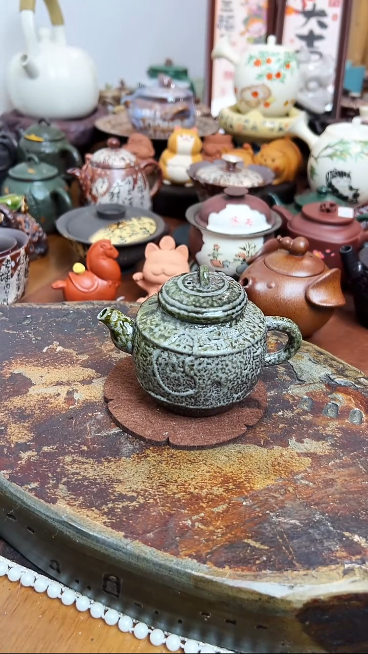 【 茶瓷物语】古着茶壶