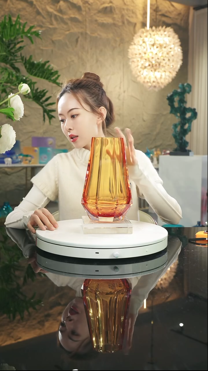 【闪购商品】瓷片设计款花瓶摆件
