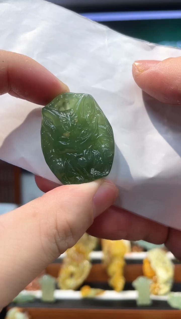 【闪购商品】岫玉吊坠未镶嵌·