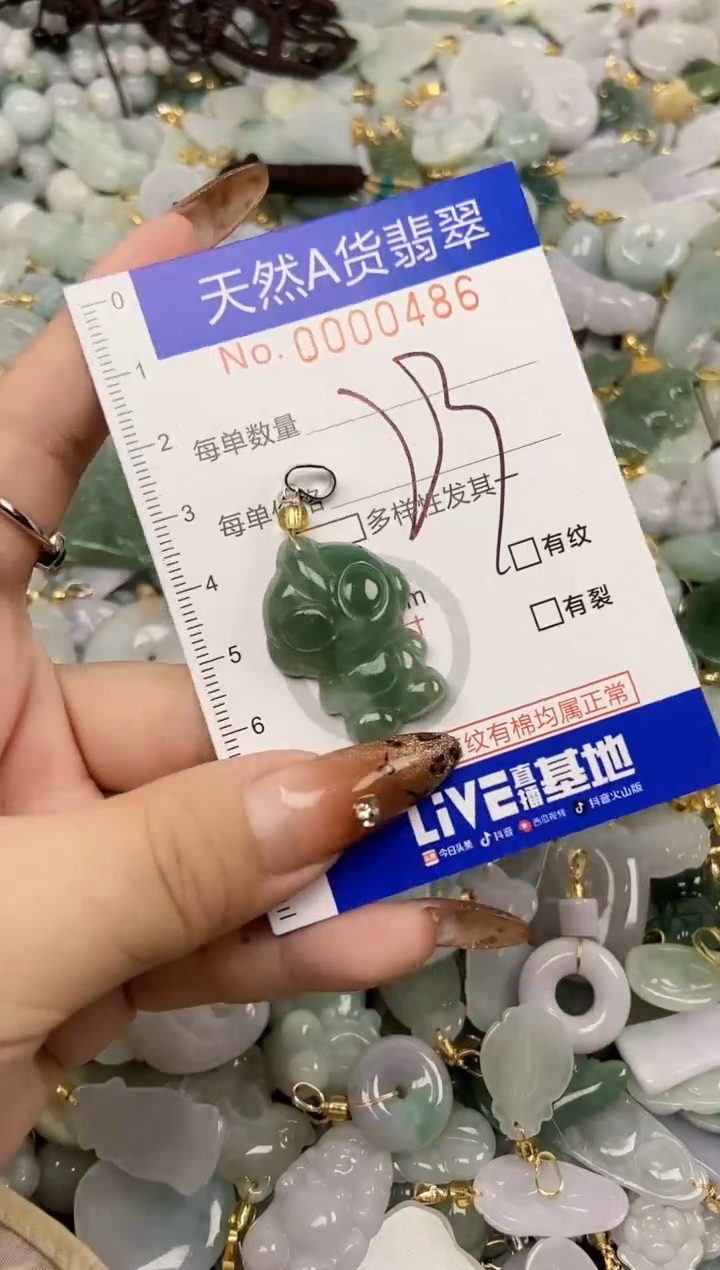 【闪购商品】翡翠颈饰未镶嵌天然A货翡翠