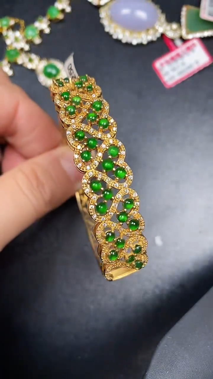 银S925镶嵌戒指翡翠2920