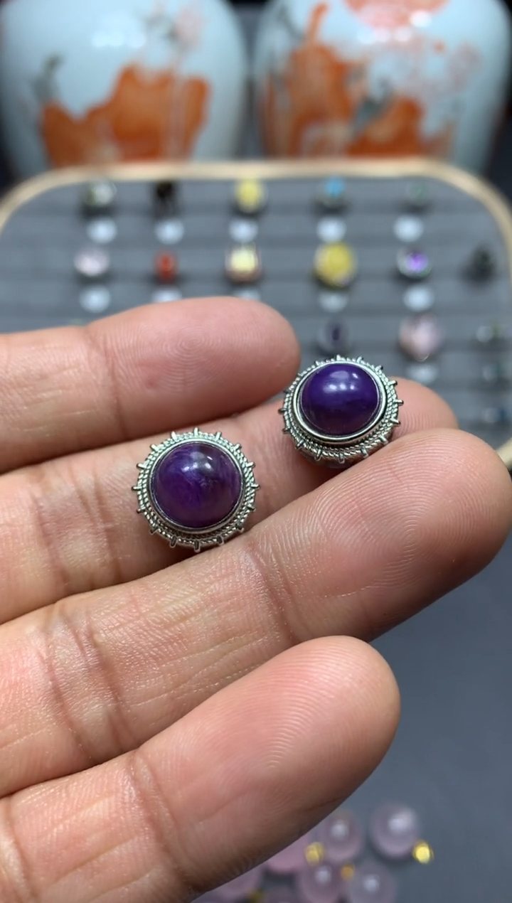 【闪购商品】查罗石（紫龙晶）颈饰未镶嵌W73（随机性发货只发一单）