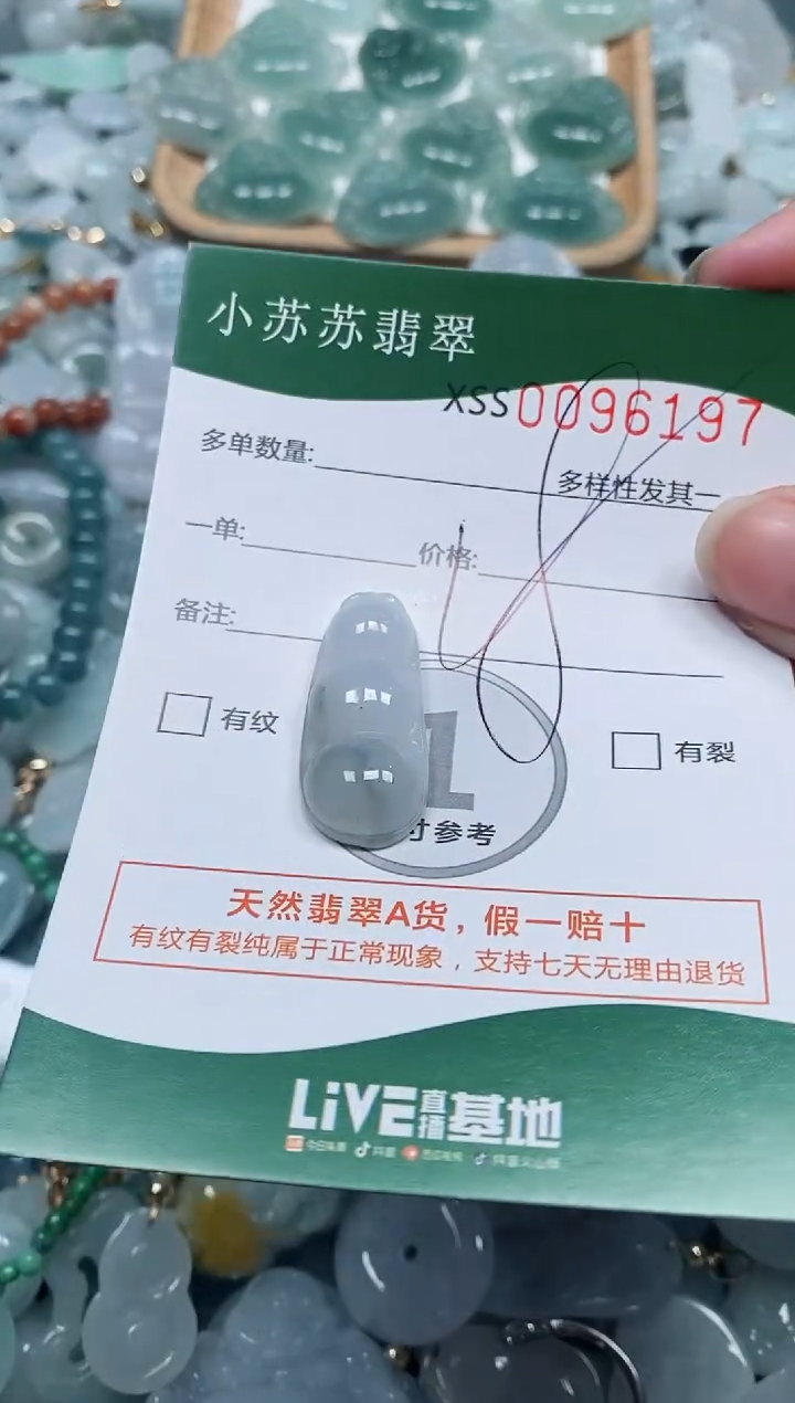【闪购商品】翡翠颈饰未镶嵌闪购商品0096197