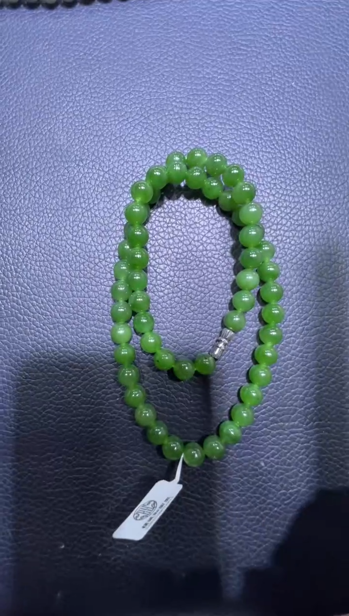 未镶嵌手串和田玉黑羊洞碧玉妈妈链  （产地直发 ）