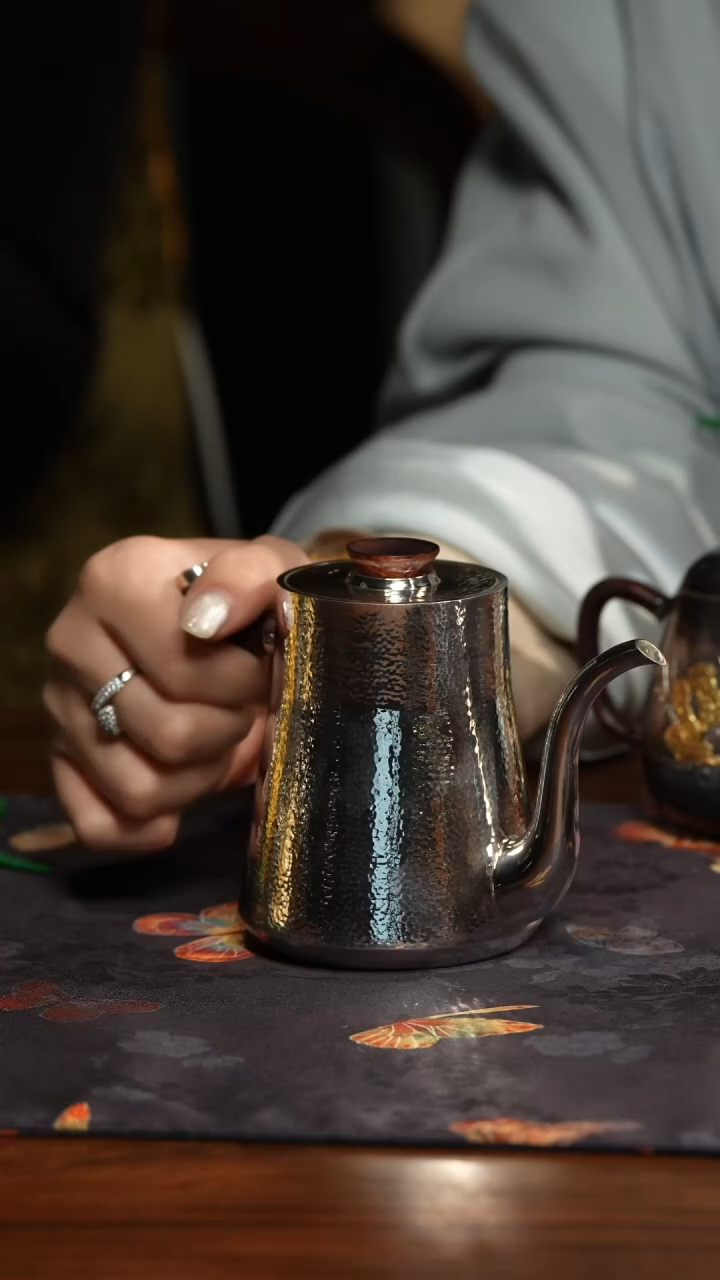 【闪购商品】D呆坐手冲咖啡壶煮茶壶