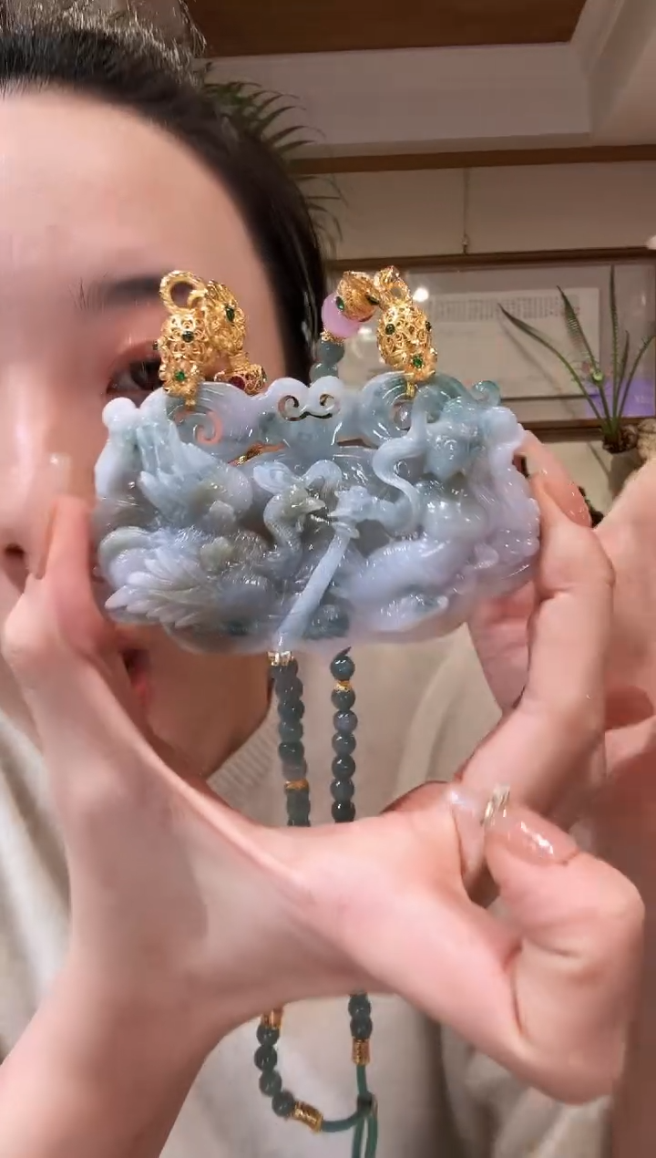 【闪购商品】翡翠颈饰未镶嵌国风