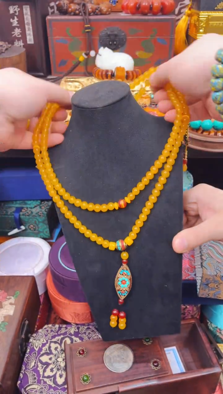 和田玉18K金镶嵌颈饰精品精品精品精品