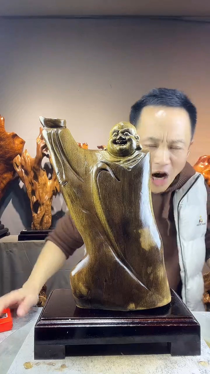 金丝楠༺**༻小叶桢楠随行摆件94