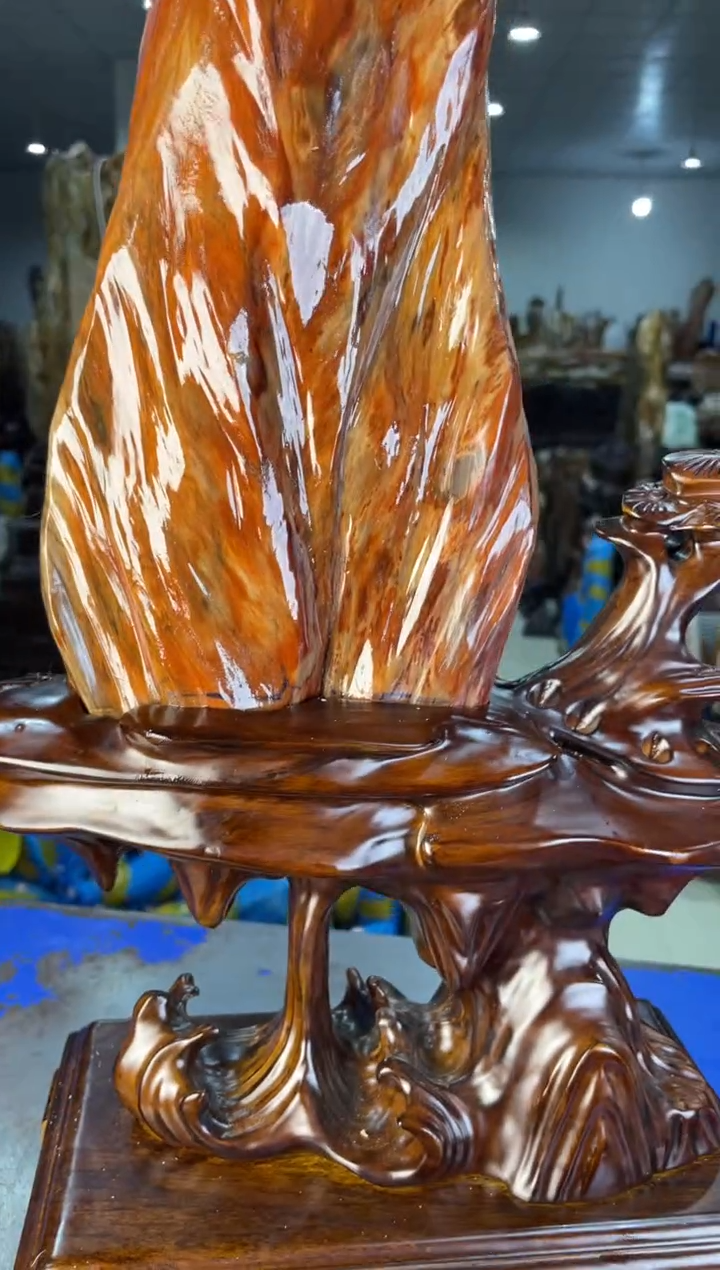 未镶嵌摆件硅化玉57