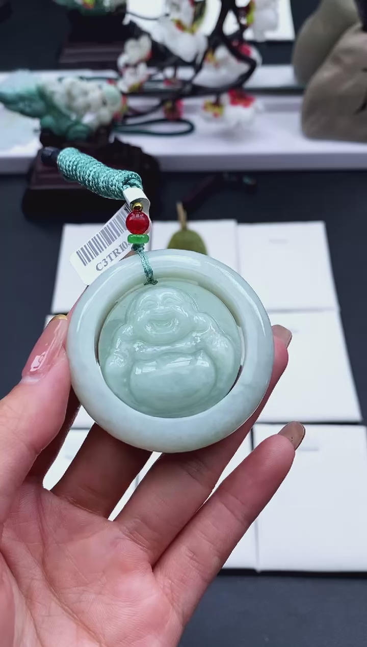 【闪购商品】翡翠颈饰未镶嵌天然缅甸A货翡翠