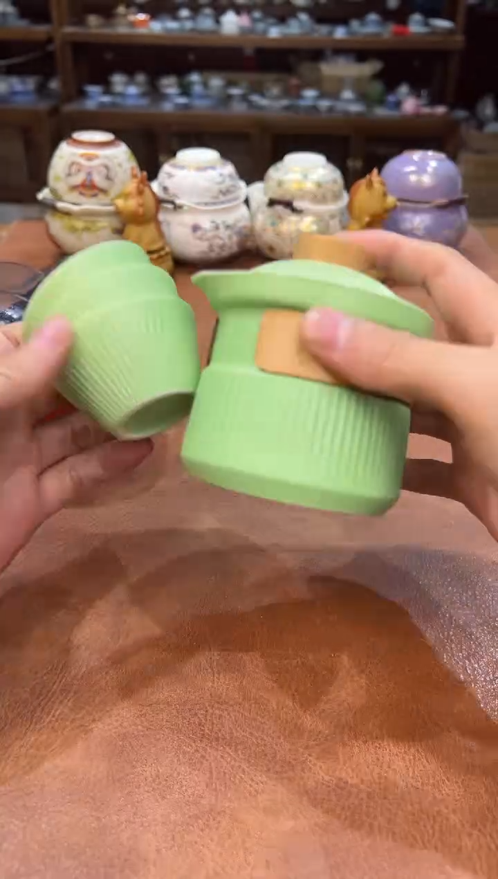 真的很便宜会开片的旅行茶具