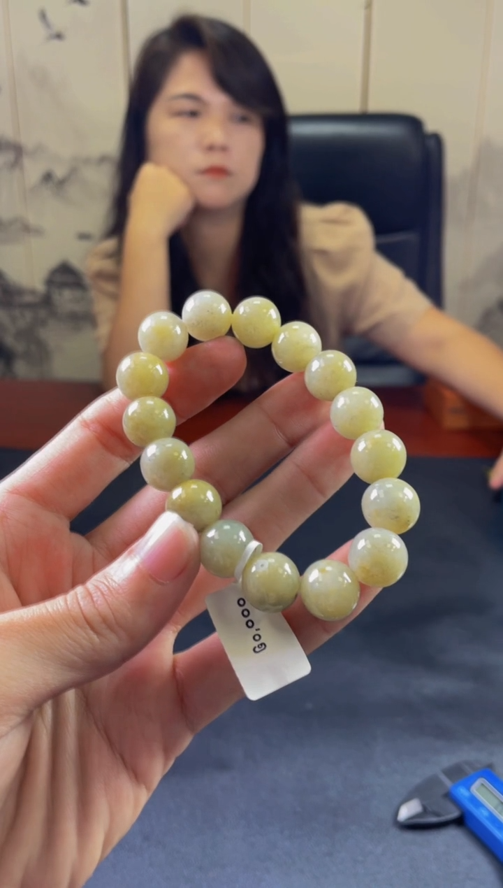 未镶嵌定制翡翠珠串 拍一发一