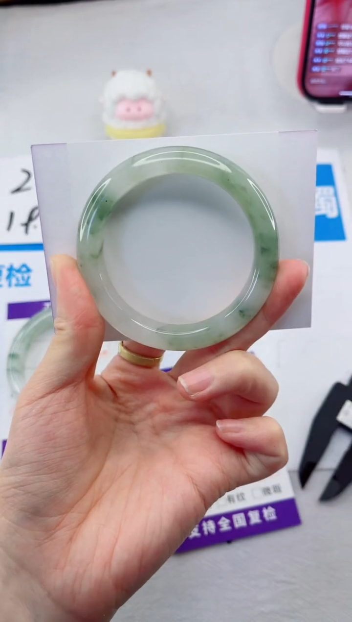 【闪购商品】石英质玉手镯合金186-50.6