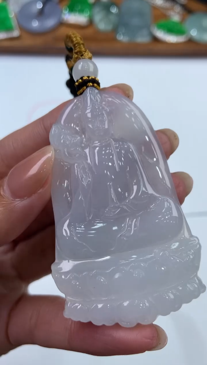 【闪购商品】翡翠未镶嵌颈饰2206956    