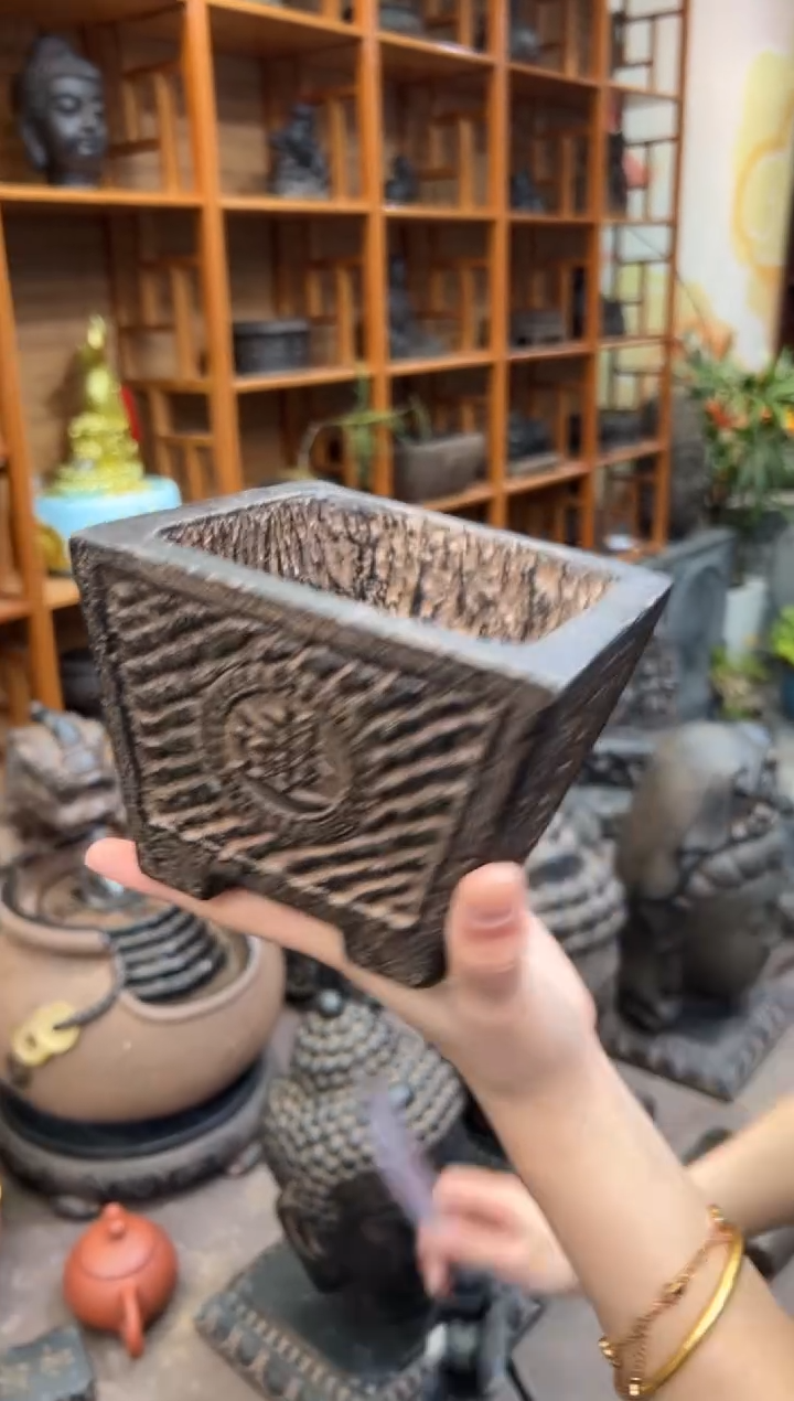 陶土【火山泥】日进斗金盆