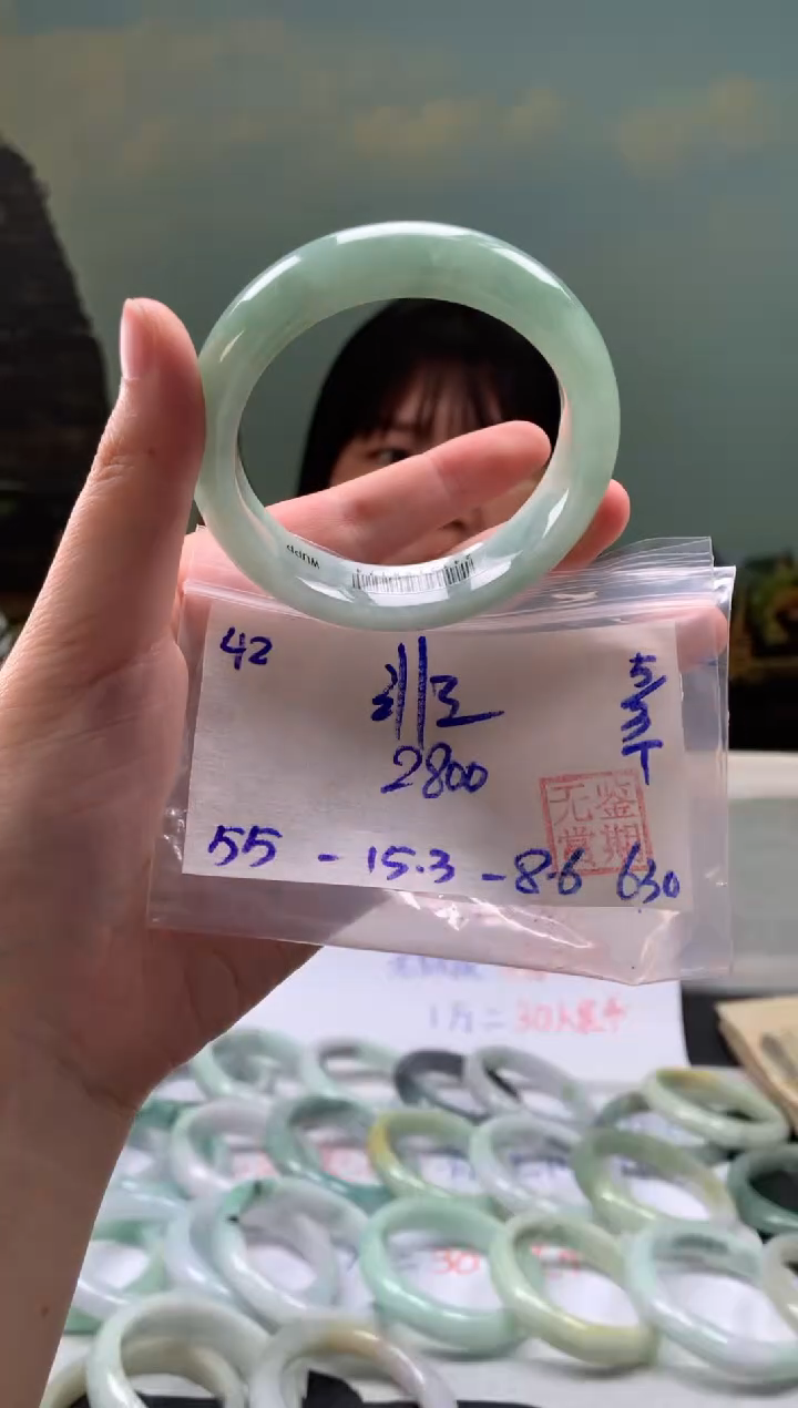 【闪购商品】翡翠手镯未镶嵌翡翠手镯 下单联系小耳机#42
