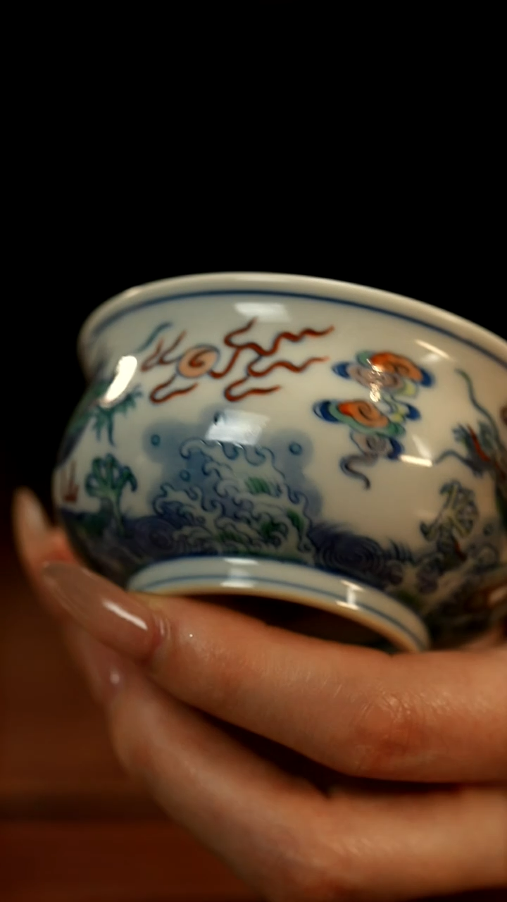 【闪购商品】瓷片涂杏花             