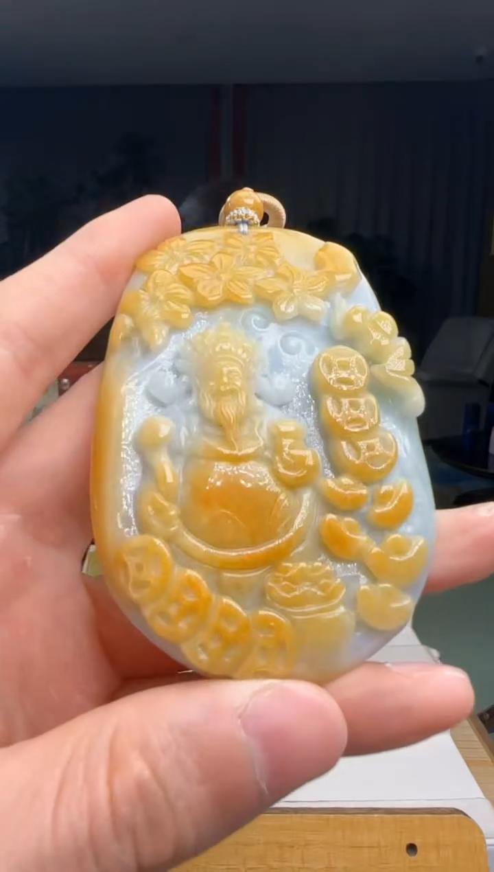 【闪购商品】翡翠吊坠(不含链)未镶嵌DY@@960Q3J15577