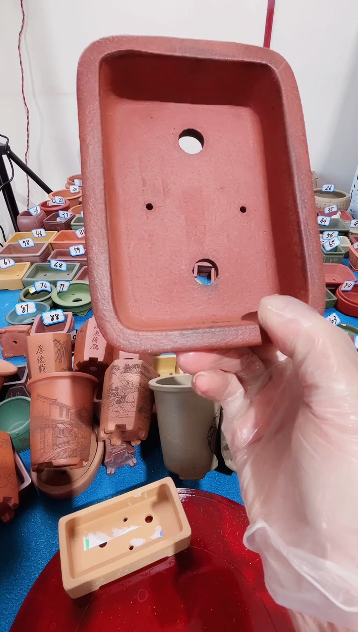 【闪购商品】紫砂紫砂花盆13*9*2.5