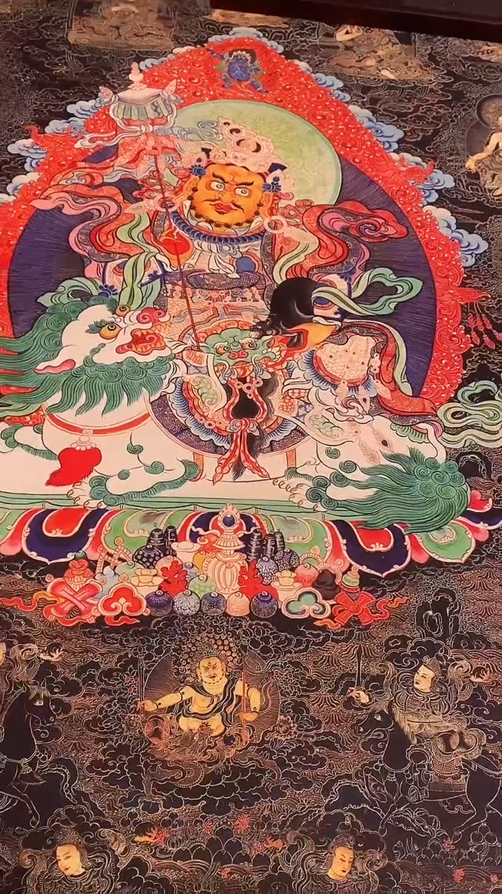 装裱画精美唐卡tk16011