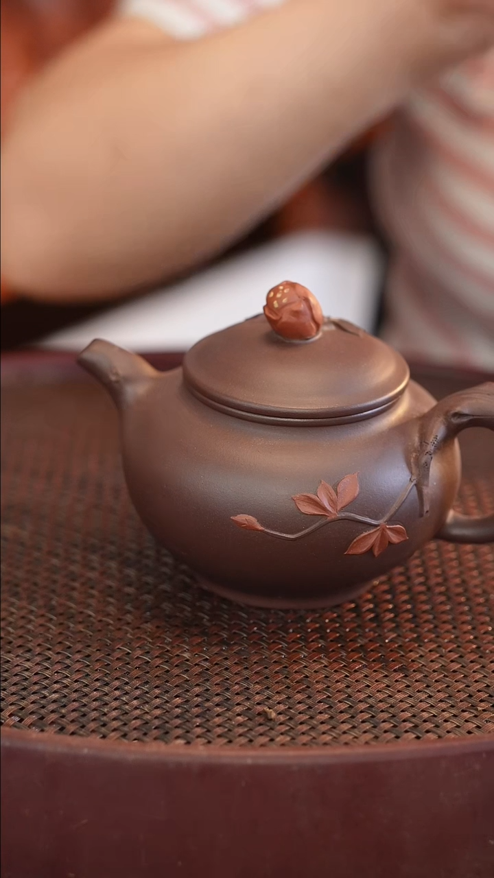 茶壶紫砂原矿手工制作