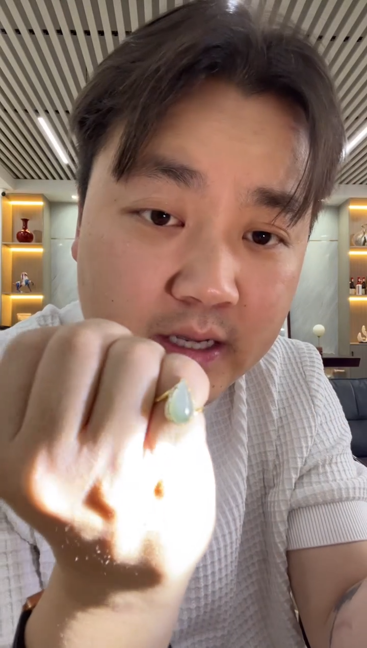 【闪购商品】翡翠戒指银S925镶嵌戒指