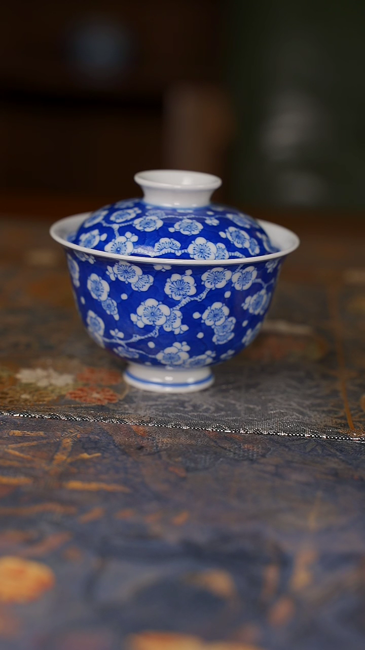 杯冰梅盖碗 冰梅盖碗