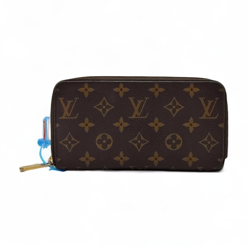 90新 LouisVuitton/路易威登 男士经典老花长款拉链钱包带卡槽