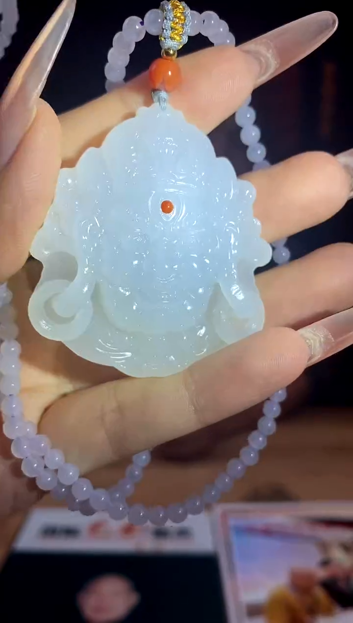 和田玉未镶嵌颈饰A746