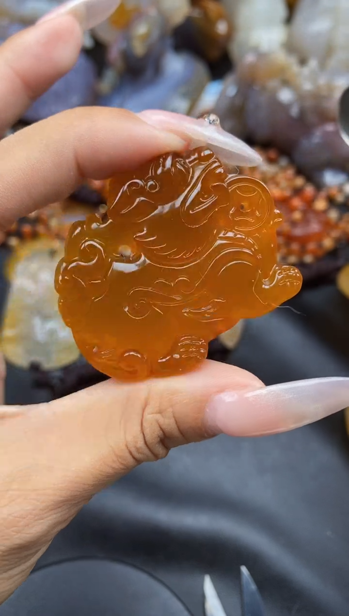 【闪购商品】玛瑙/玉髓颈饰未镶嵌ll