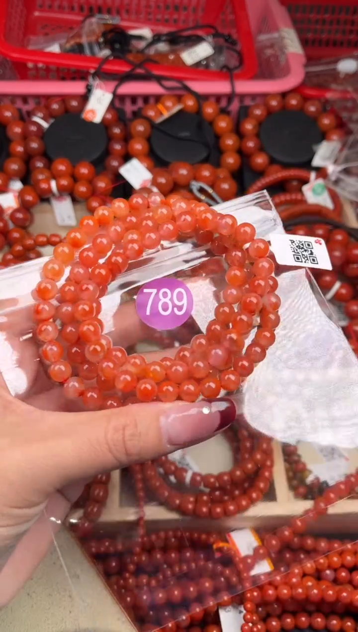 【闪购商品】南红玛瑙珠宝奇石未镶嵌789-7+