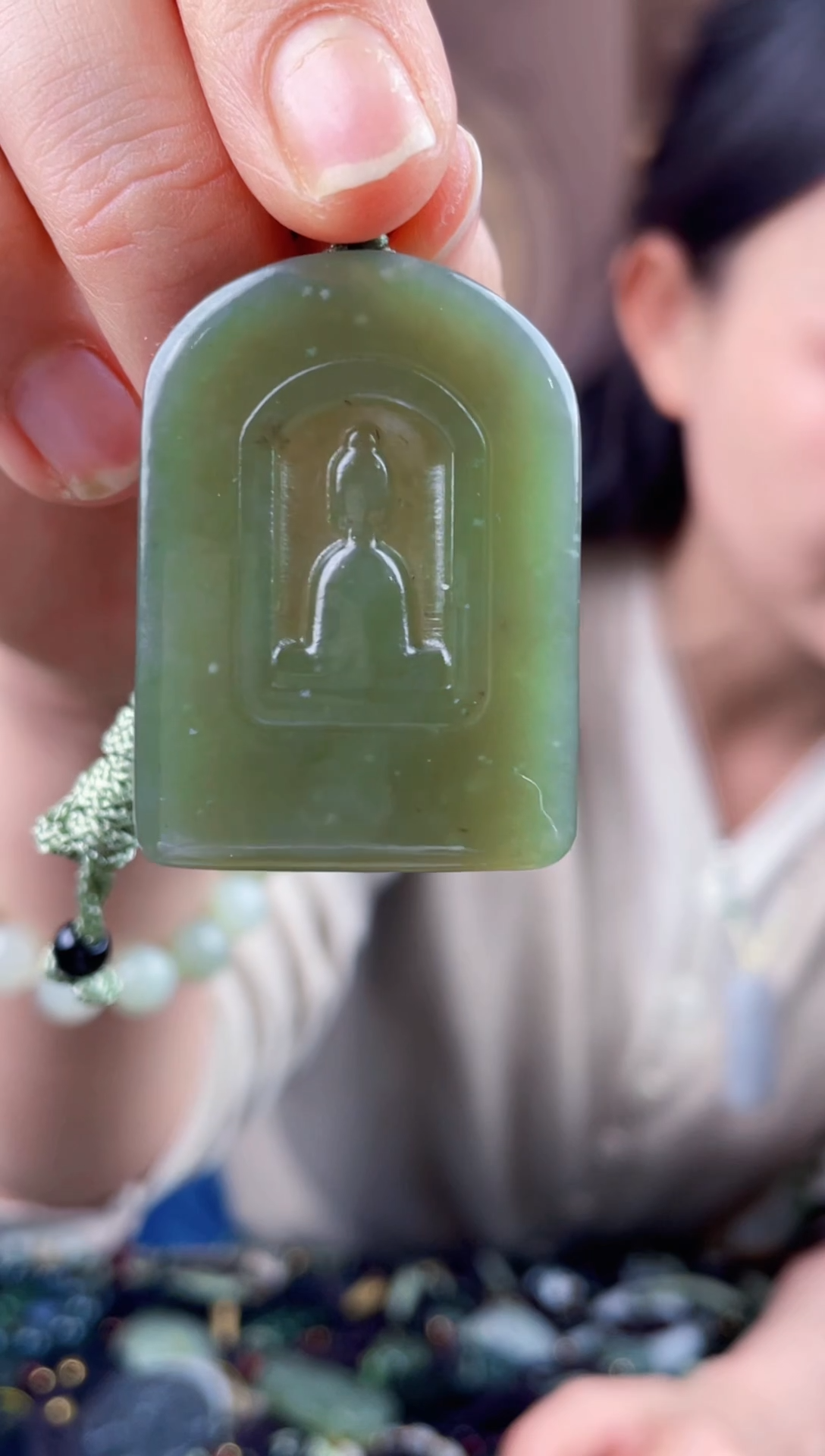 颈饰未镶嵌和田玉拍一发一，多样性发货