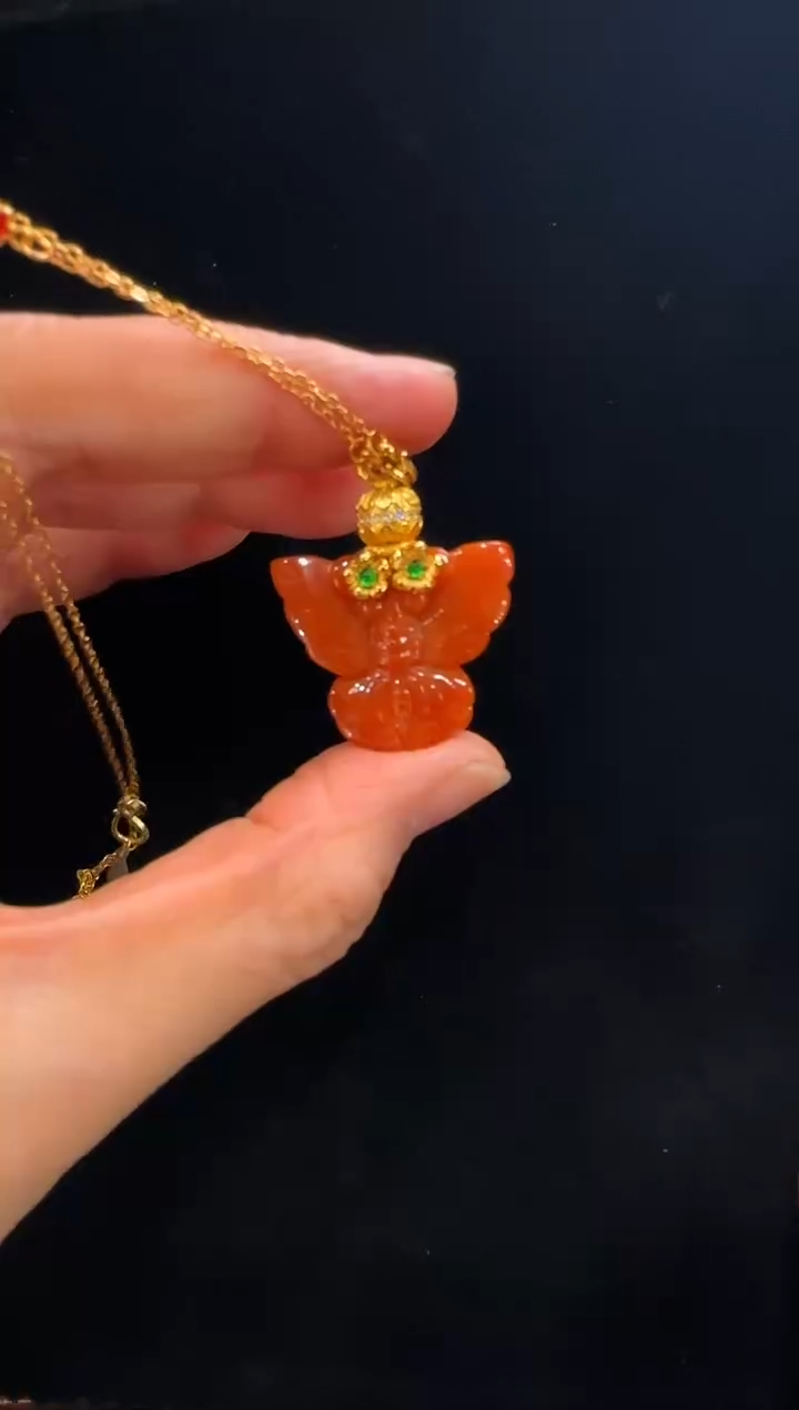 颈饰未镶嵌翡翠国风