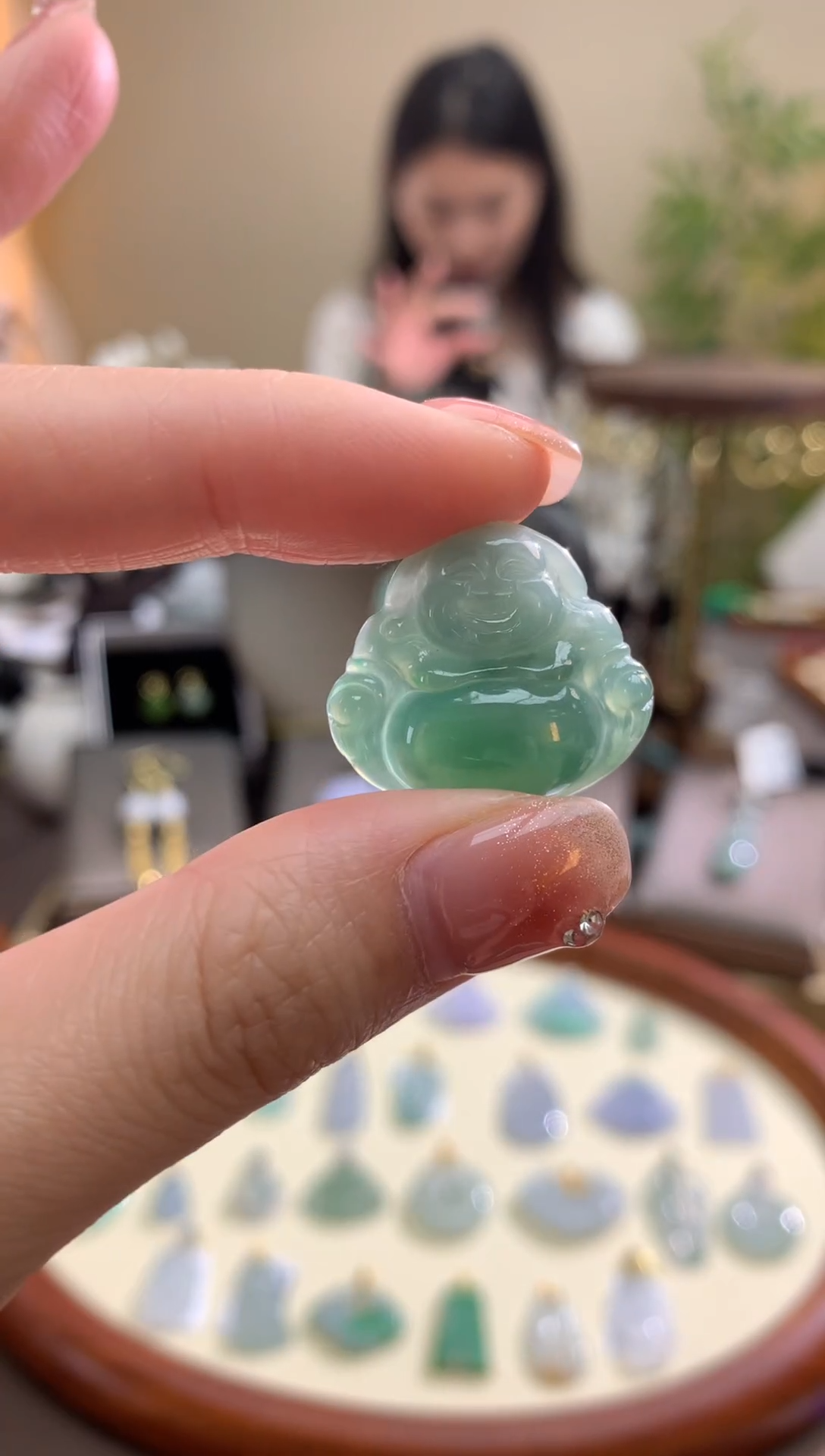 【闪购商品】翡翠颈饰未镶嵌佛公