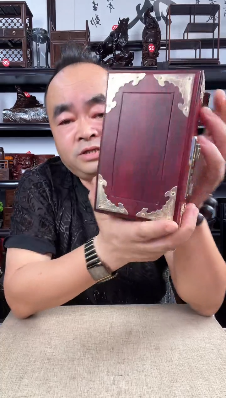木长方盒老李红木工艺品