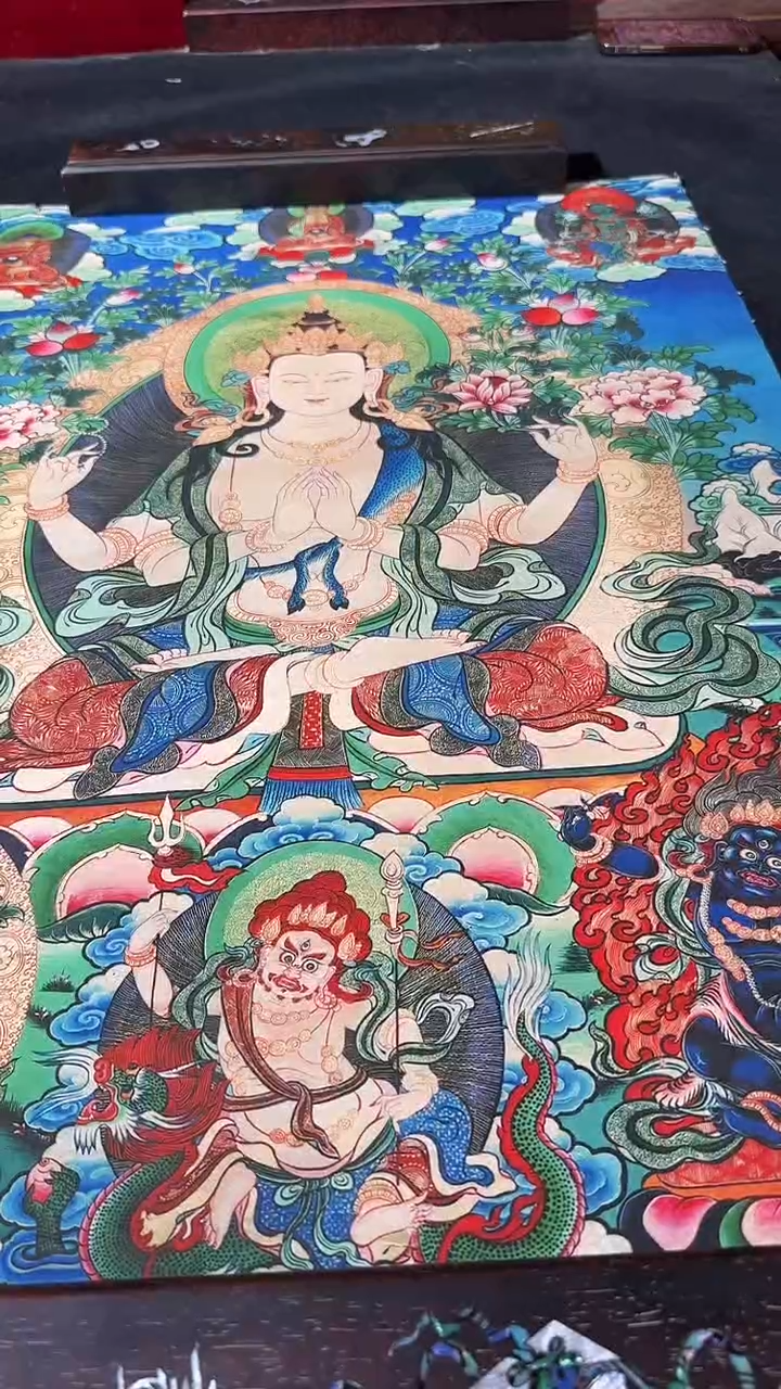 卷轴画藏式珍藏彩绘艺术馆88