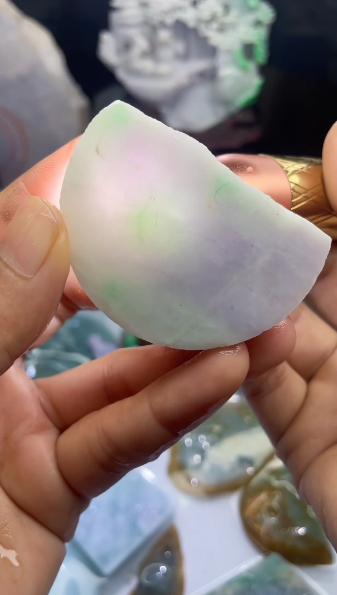 未镶嵌挂件翡翠天然缅甸翡翠A货