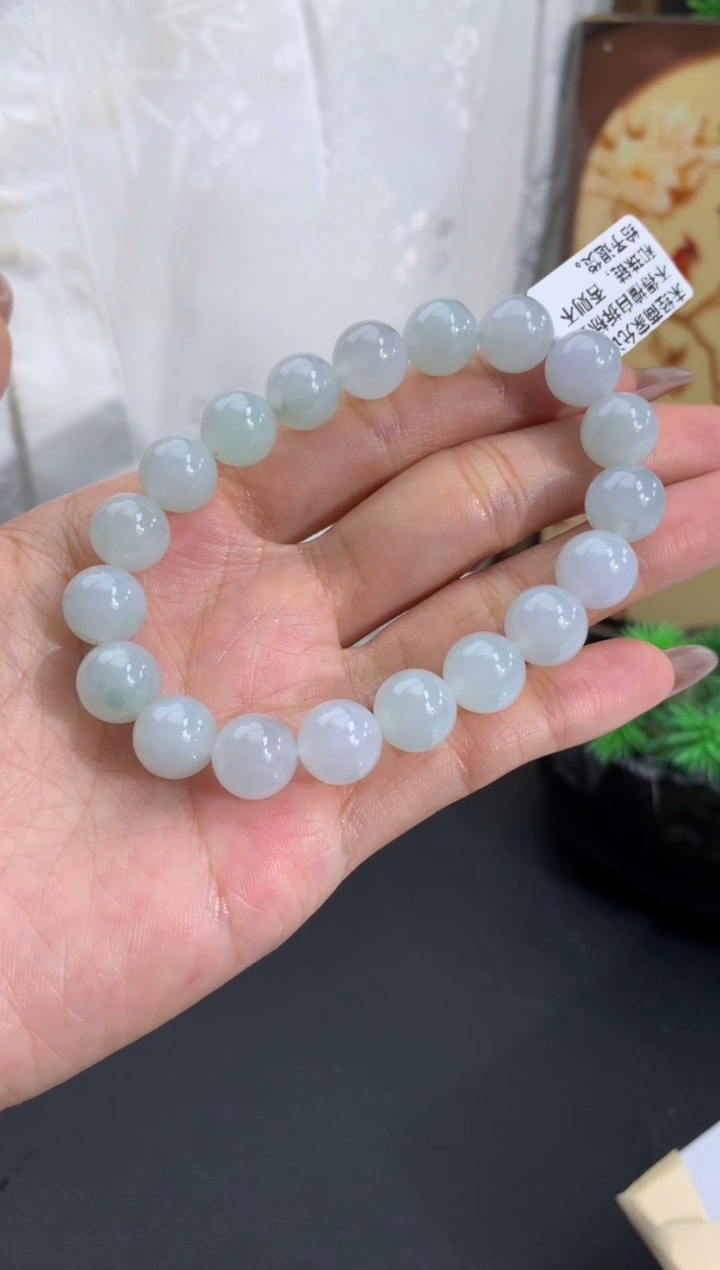 未镶嵌手串翡翠卡9.8mm
