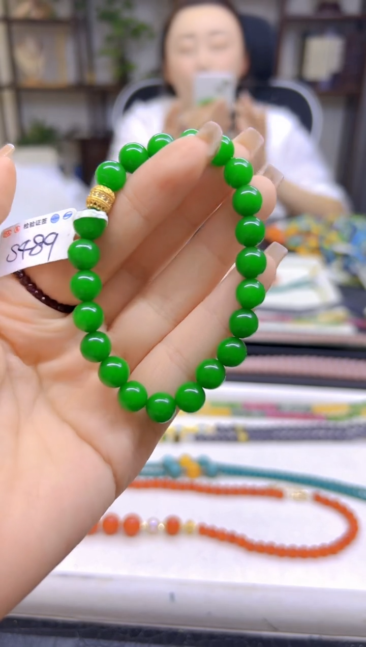 未镶嵌手链翡翠DIY款S489