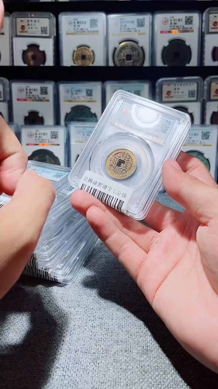 铜A096公博永乐通宝盒子币一枚82分