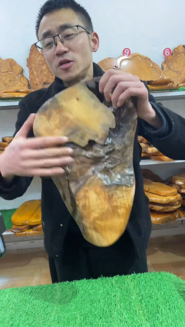 【闪购商品】四川香杉枯木榴茶盘